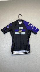 Volt Cyclewear LEHI Cycling Jersey Mens Small Black Purple Full Zip NICA Utah