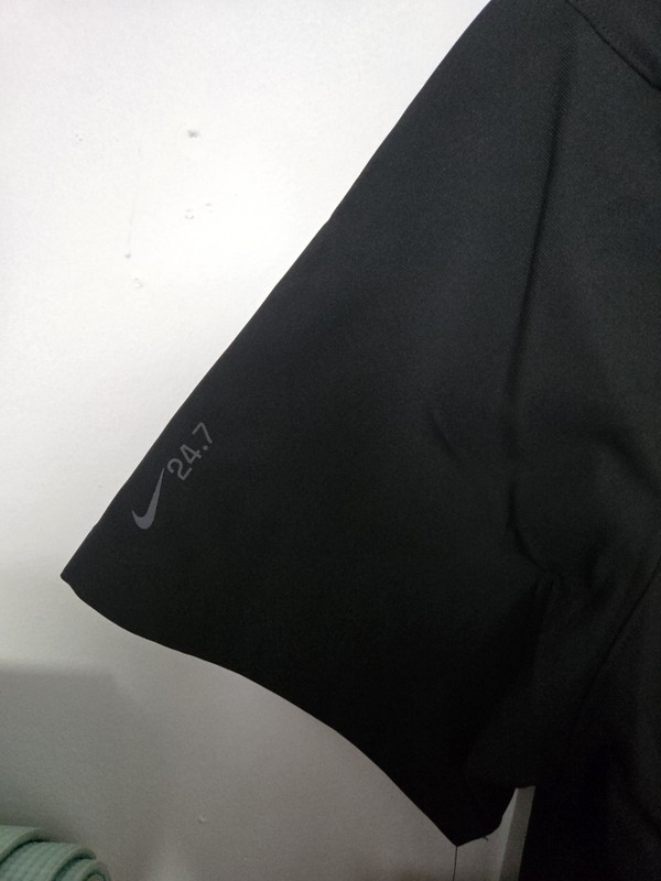 Size Large - Nike 24.7 PerfectStretch Men's Dri-FIT Short-Sleeve Snap-Down Top gallery