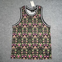 WESC Adult Unisex Go Wild Flamingo Basketball Tank Top Jersey Shirt Size L/XL