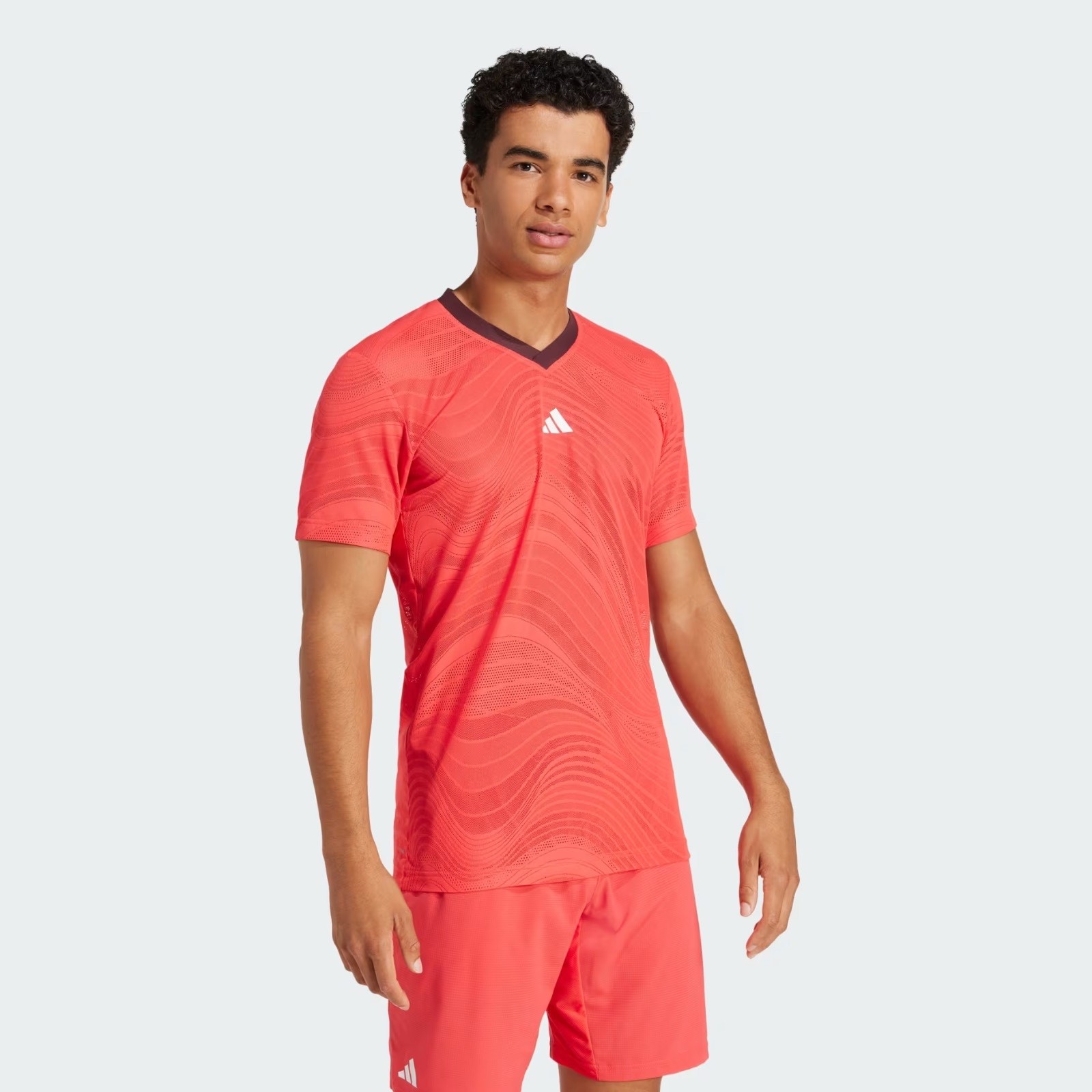 NWT men medium adidas Pro Climachill+ Freelift Mesh Tennis Shirt Slim Fit JD8633 gallery