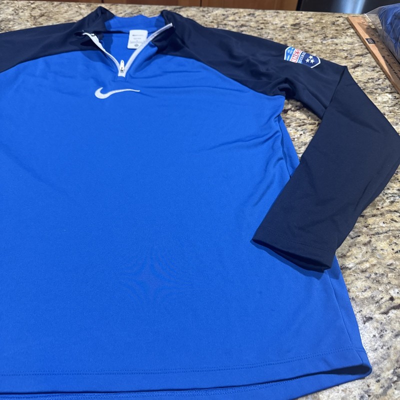 Nike Dri-FIT Pull Over Academy Pro Drill 1/4 Zip Soccer Top Men's Large Cpix gallery