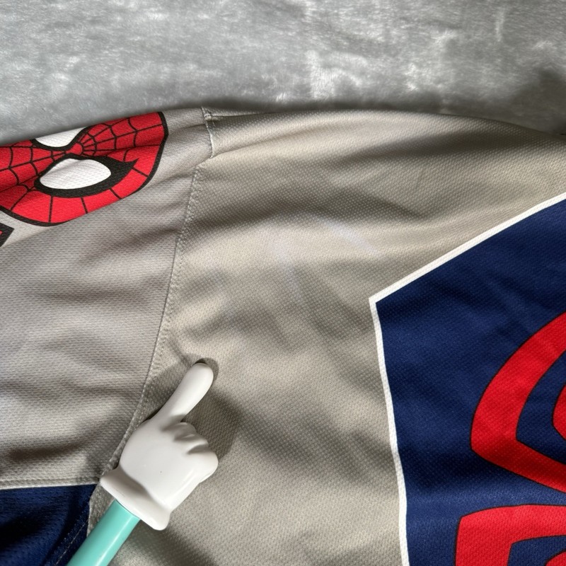 Pure Hero Marvel Spiderman Moto Jersey Mens 2XL Long Sleeve Cycling 2005 READ! gallery