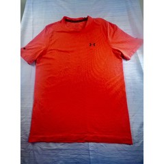 Under Armour RUSH Seamless Short Sleeve Training Shirt Mens XL Red Heather