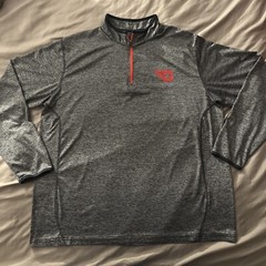 Colosseum Dayton Flyers Shirt Men X-Large Blue 1/4 Zip Pullover Basketball NCAA