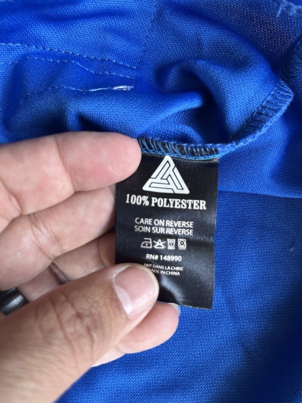 Black Pyramid #23 Stitched Blue Pullover Jersey Size M gallery