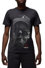 Nike Air Jordan Michael ‘Baseball GOAT He Tried’ BLACK T Shirt Men’s Size LARGE