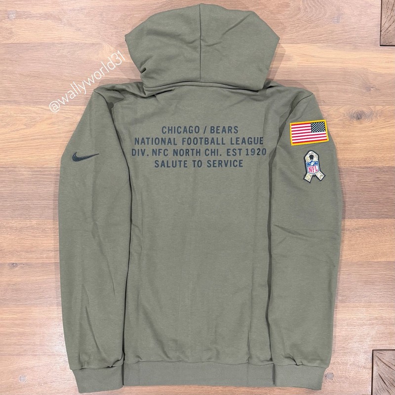 Nike Chicago Bears 2025 NFL Salute to Service Standard Issue Authentic Hoodie gallery