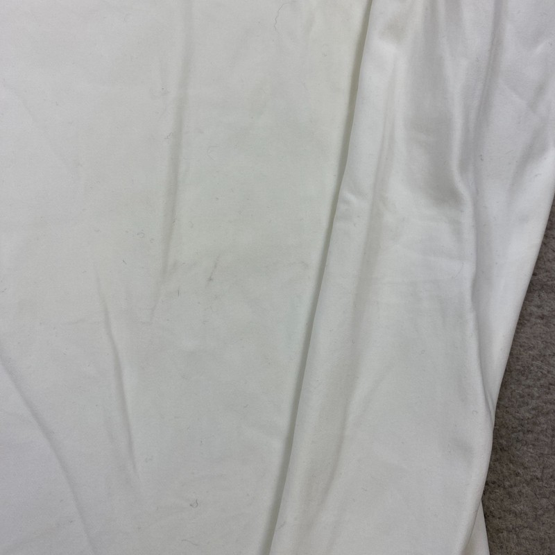 Under Armour ColdGear Fitted Mock Neck Shirt Large White Performance Gym Mens gallery