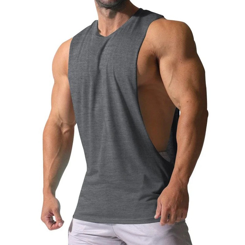 Men's Summer Fitness Tank Top Men Jogging Bodybuilding Sleeveless Shirt gallery