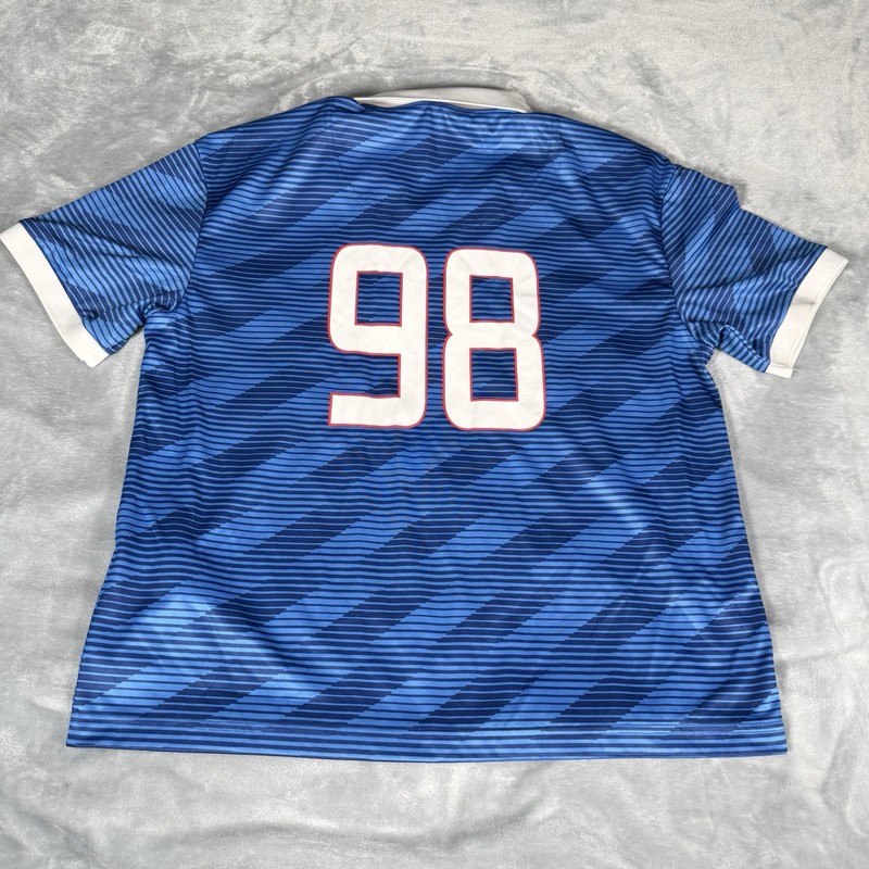 Hollister Pepsi Soccer Jersey Mens M Boxy Fit Baggy Collared Athletic gallery