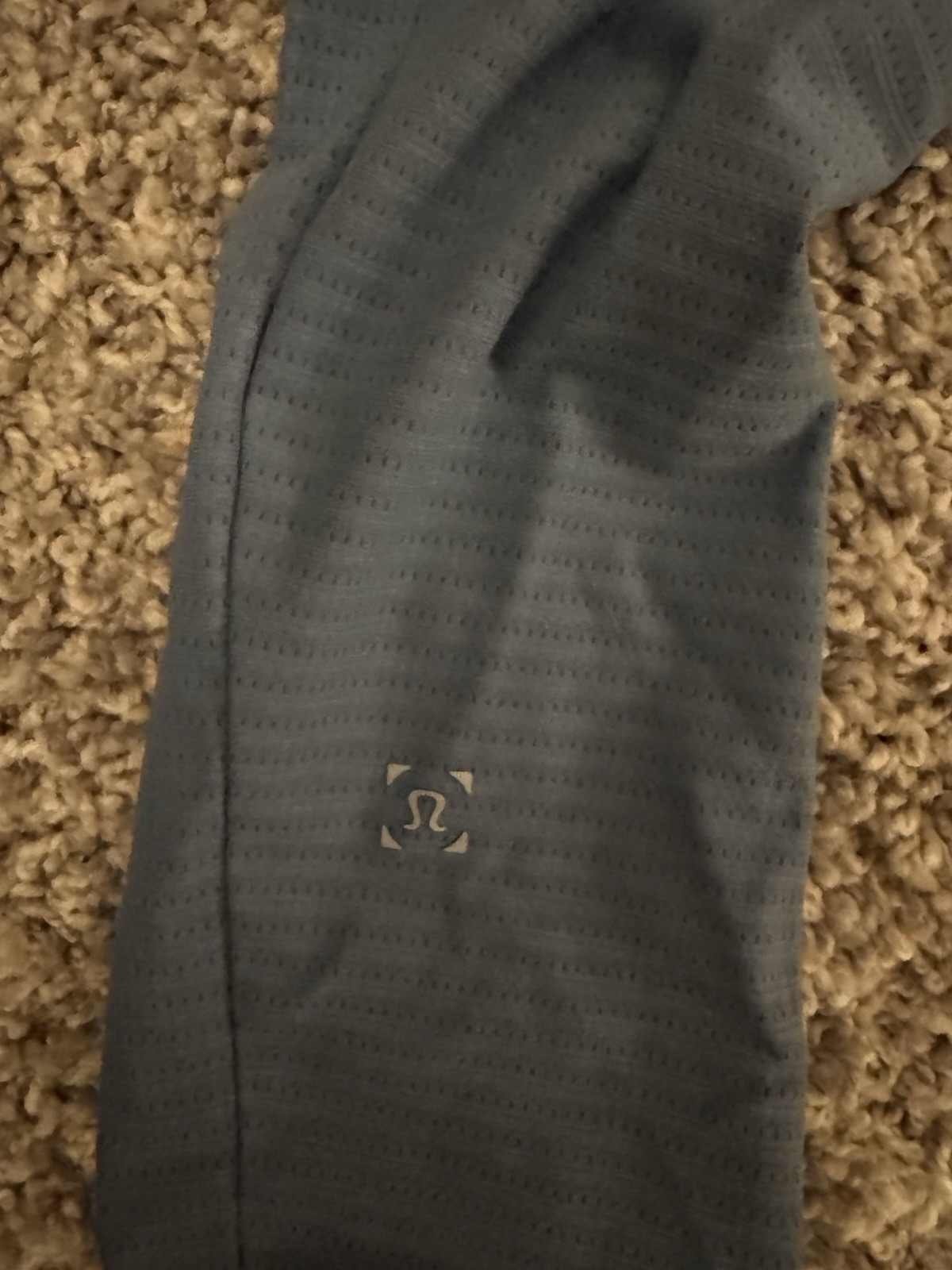 Lululemon Blue Quarter Zip Men Medium gallery
