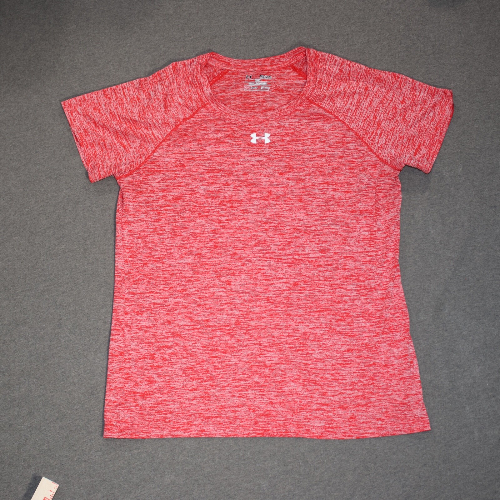 UNDER ARMOUR T-SHIRT MEDIUM. RED WITH WHITE Moisture control gallery