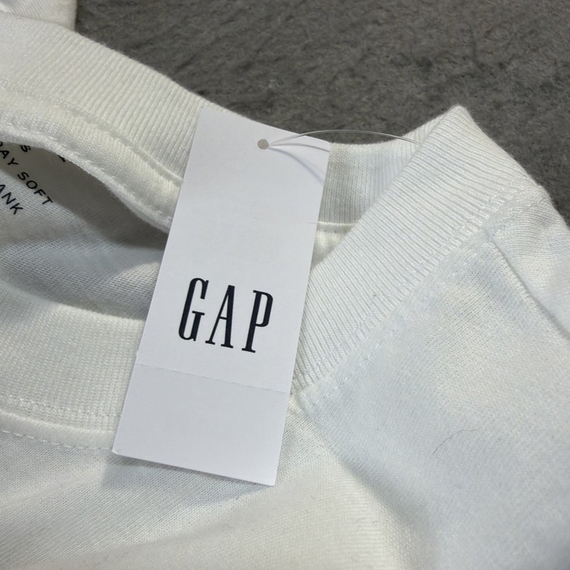 GAP Muscle Tank Shirt Mens XS White Everyday Soft Sleeveless Workout Gym NEW NWT gallery