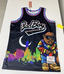 Headgear Classics Nostalgia Large Bad Boy Biggie Smalls #72 Basketball Jersey