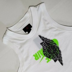 Nike Air Jordan Mens Size XXL Jumpman Wings Mesh Jersey White Green BQ8479-100
