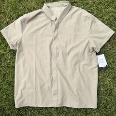 Nike Shirt Mens 2XL 24.7 Perfect Stretch Dri-Fit Top Snap Button HQ6958-253 FS