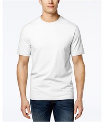 Club Room Mens Crew Neck Basic T-Shirt, brightwhite, XL