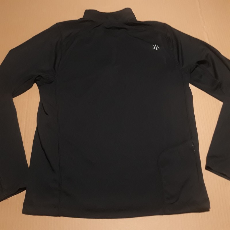 Rhone 1/4 Zip Men's M Performance Jogging Pocket Sweater Black Stretch Pullover gallery