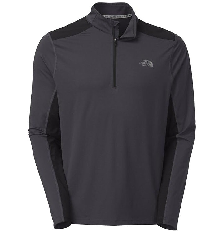 The North Face Kilowatt 1/4 Zip Pullover Mens SMALL Gray Performance gallery