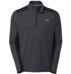 The North Face Kilowatt 1/4 Zip Pullover Mens SMALL Gray Performance