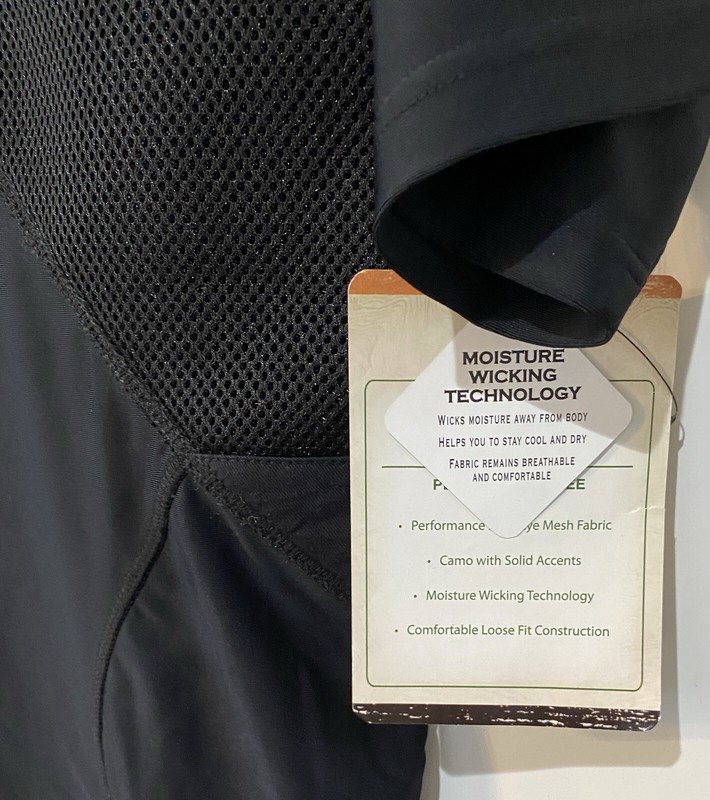 NWT RUSTIC RIDGE Black Tactical Base Layer Concealed Carry Shirt Mens Size Large gallery