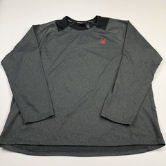 Spyder Active XL Men’s Athletic Active Exercise Long Sleeve Shirt MINT Gray