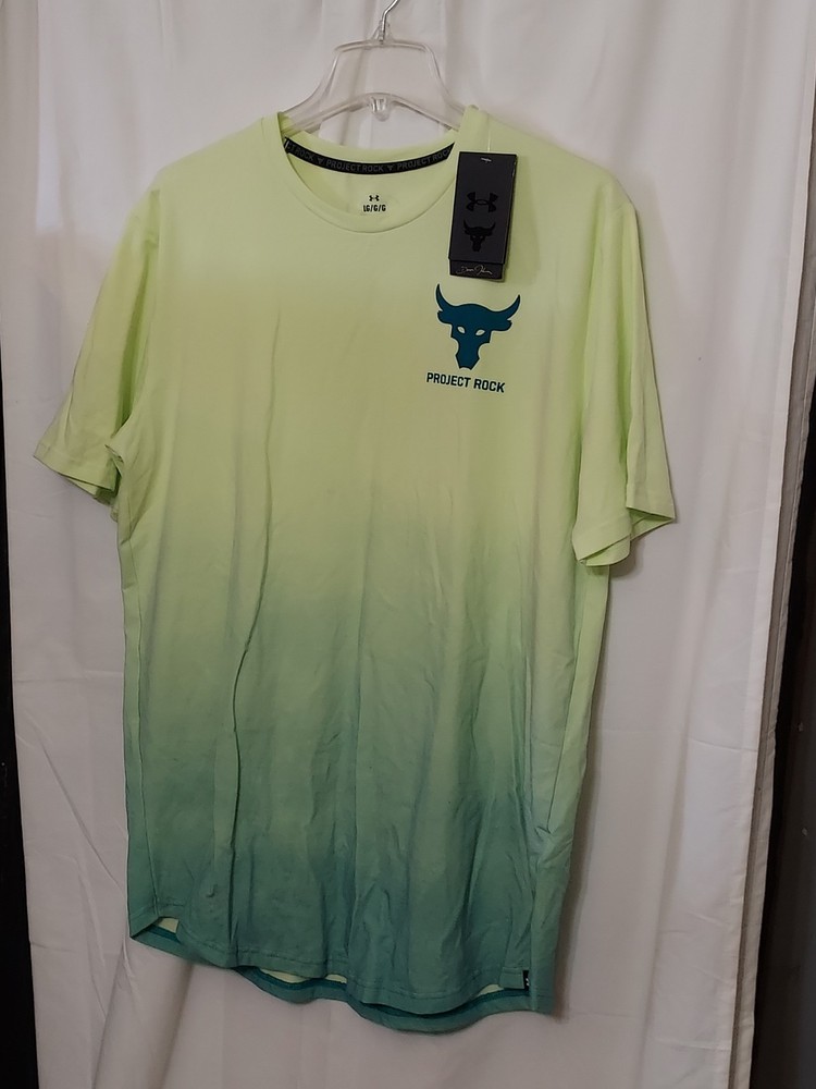 NWT Under Armour Project Rock Men's Multicolor Tshirt Large