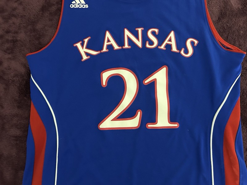 2011 Official Adidas KU Jayhawks Markieff Morris Jersey-S-Faded Auto-NBA Champ gallery