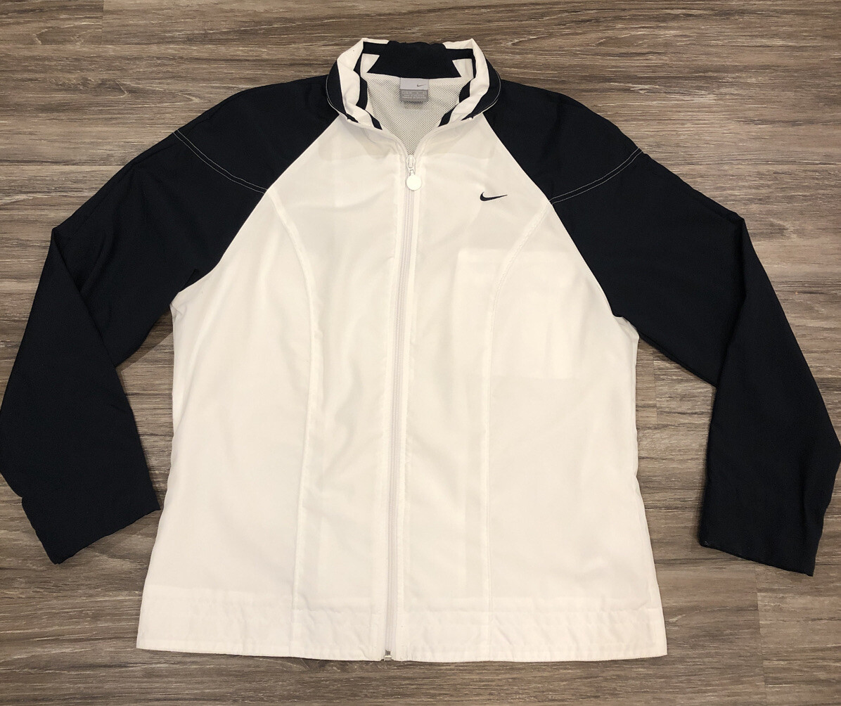 Nike RFC# NME 920220 KL4 Vintage Jacket Navy And White RN#56323 SIze Large EUC gallery