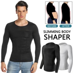 Men Slimming Shirt Body Shaper Gynecomastia Compression Tank Tops Chest Abs Slim