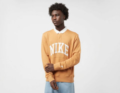 $90 Nike Club Fleece Polo Sweatshirt Long Sleeve FN3112-224 Size Large NWT