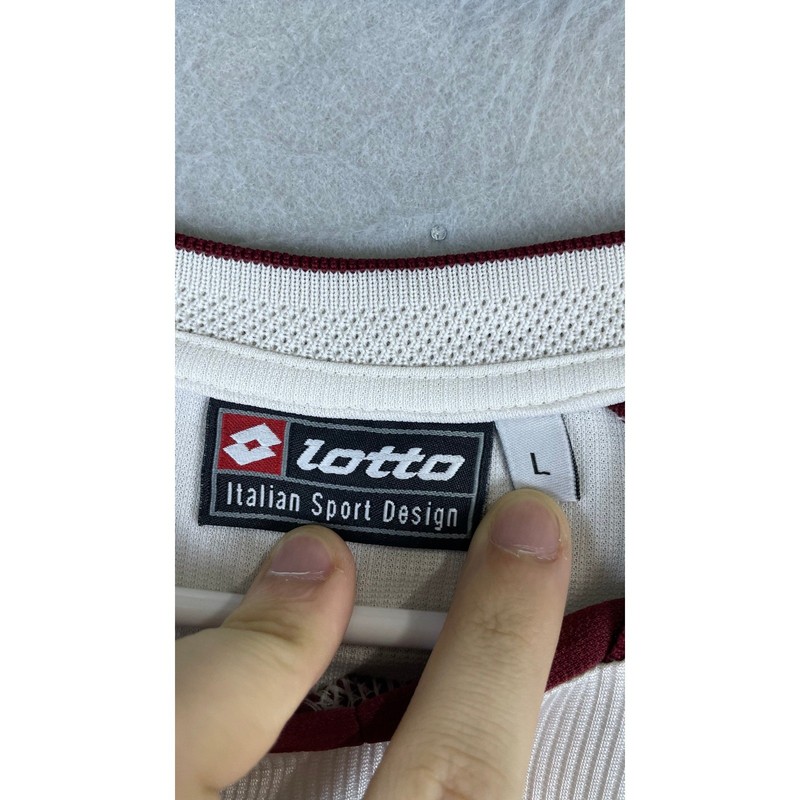 Lotto Soccer Jersey Mens L White Maroon Good Rapid Football Club Magic Realty 27 gallery