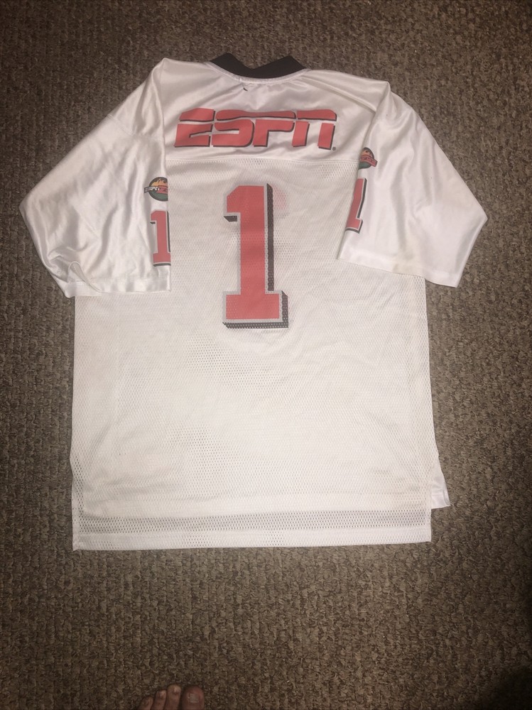 Espn Sports Zone XL Football Number Bowl Jersey NFL Style Super Jersey