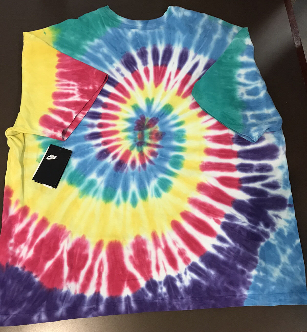 NWT Nike Tie Dye Loose Fit Shirt Sz XL Men's 100% Authentic BQ1031 100 RARE New gallery