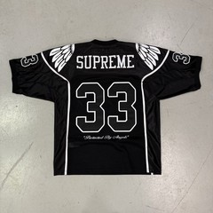 Supreme Wings Football Jersey Black SS26 Men’s Size Small S
