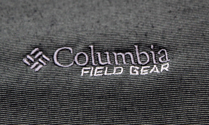 Columbia Field Gear Pullover Mens Large Gray/Green Quarter Zip Omni-Dry Shirt gallery