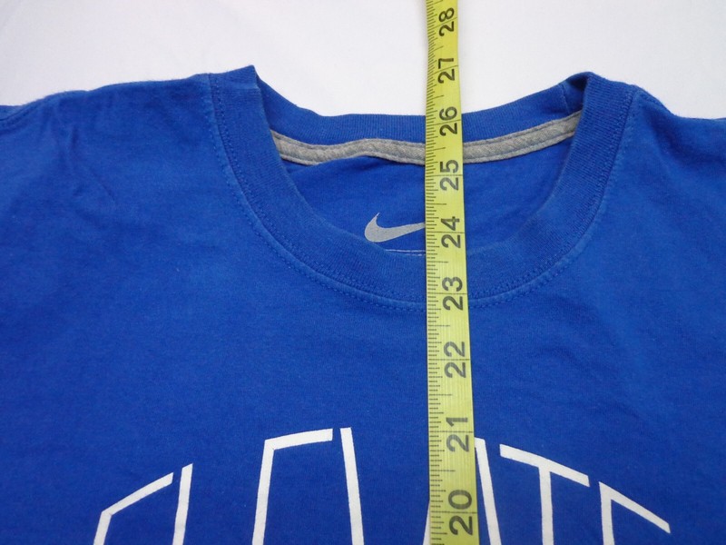 Nike T-Shirt Elevate The Game Blue Basketball Graphic Size Medium Regular Fi gallery