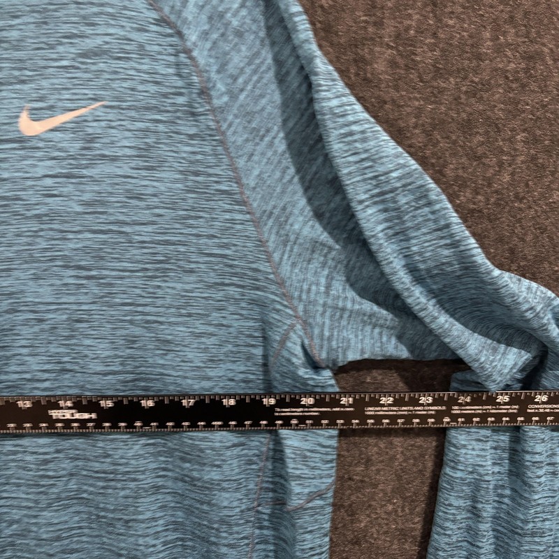 Nike Therma-Sphere Pullover Men's Large Blue Half 1/2 Zip Running 853330-484 gallery