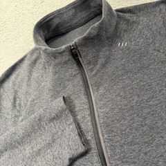 Lululemon Metal Vent Tech 1/2 Zip Pullover Mens Small Heathered Gray Thumbholes