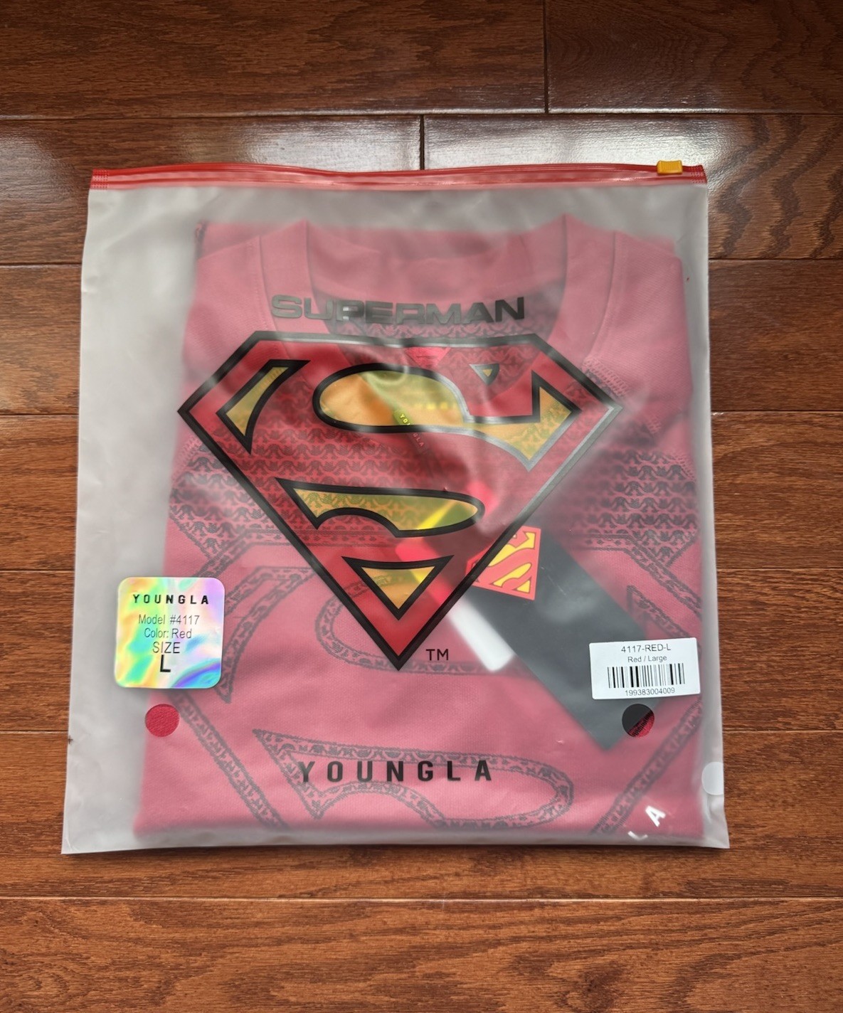 Young La Superman Compression T-Shirt Red, Size Large YoungLA RARE SOLD OUT gallery