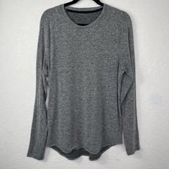 Lululemon Mens Long Sleeve Tee Grey size L(see measurements for sizing) athletic