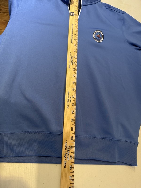Men's FAIRWAY & GREENE 1/4 Zip Pullover M Blue New Bethpage State Park Gift gallery