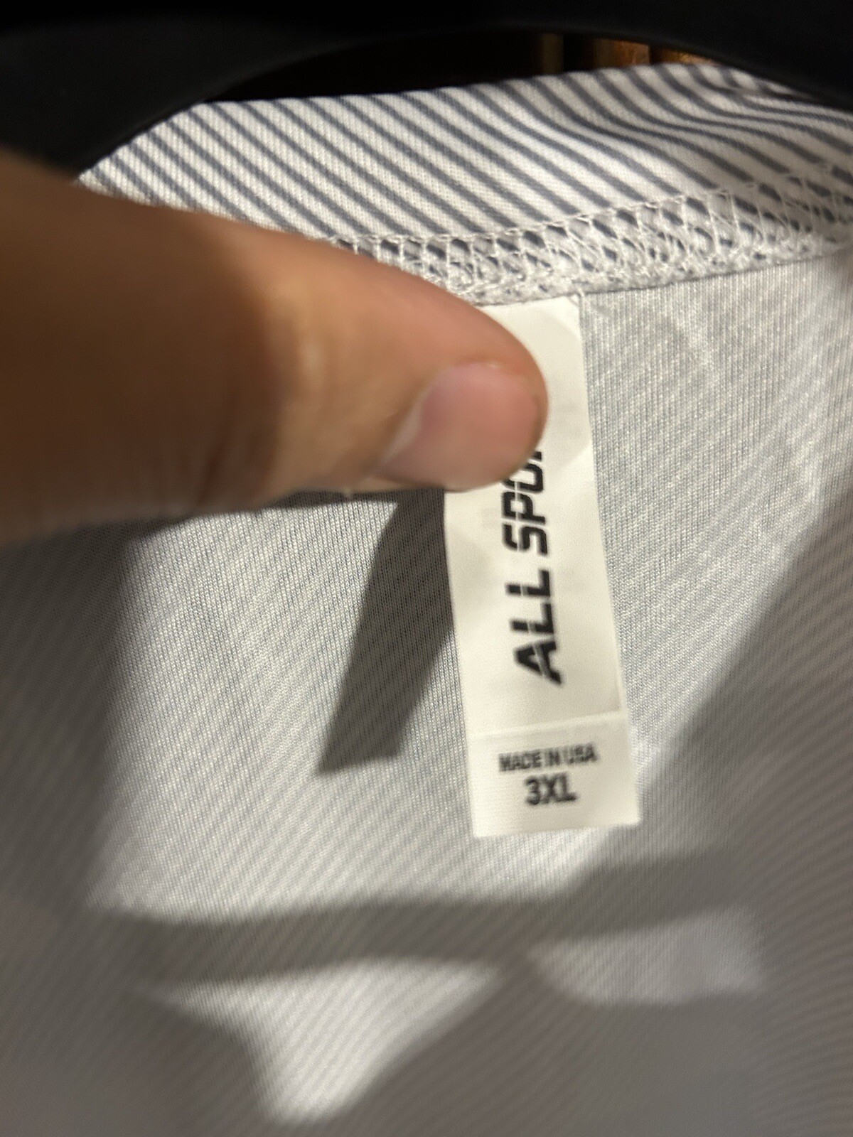 ALL SPORT MENS T-SHIRT WHITE LASER CAMO SIZE 3XL MOISTER WICKING MADE IN USA NEW gallery
