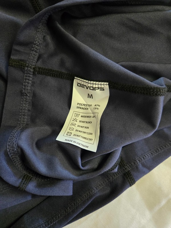 Devops Blue Sleeveless Pullover T-shirt (M) gallery