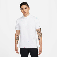 Nike Golf Men’s Dri-FIT Player Printed Polo Shirt White Sz S M XL 2XL DH0645-100