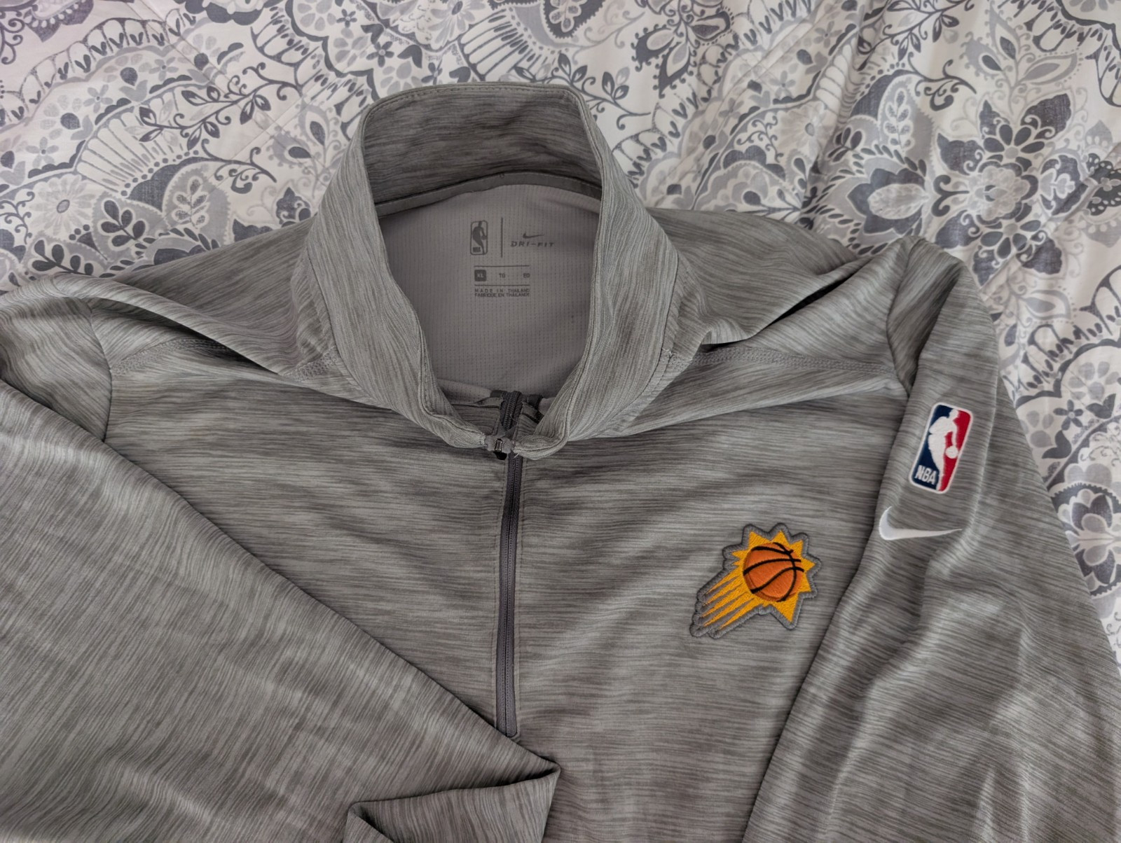 Nike Dri-Fit Phoenix Suns Men's 1/4 Zip Pullover Size XL gallery