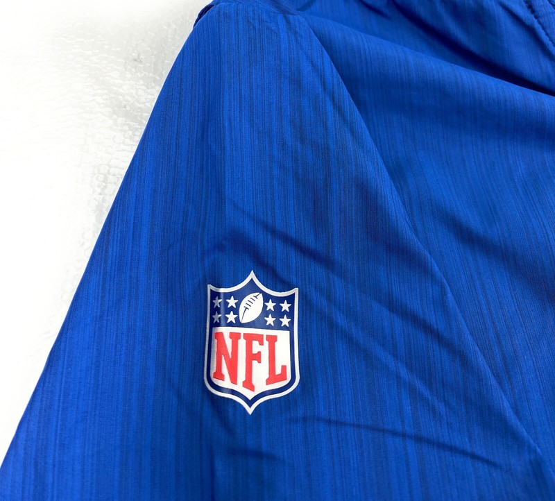 Nike NFL On-Field Men's 1/2 Zip Vented Indianapolis Colts Blue Wind Shirt Small gallery