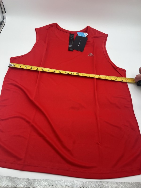 Haimont Mens XL Red Sleeveless Workout Athletic Shirt NWT, Multiple Available gallery