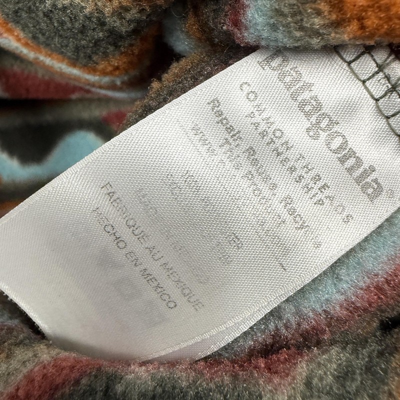 Patagonia Synchilla Pullover Mens Large Multicolor Fleece Snap-T Hiking Outdoor gallery