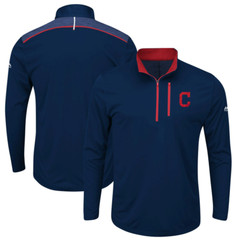 Majestic Cleveland Indians/Guardians Coolbase Quarter Zip Size 5XL Tall